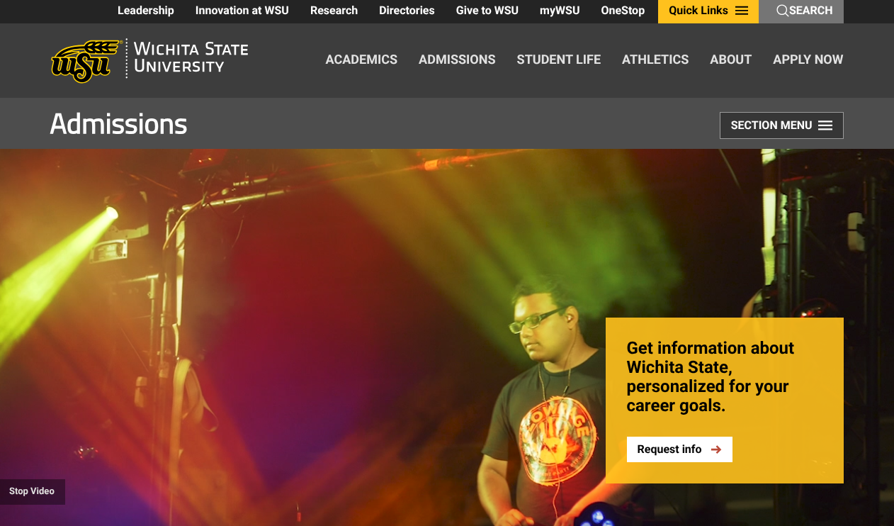 Wichita State University Website Review: Serving the Prospective Student and Family